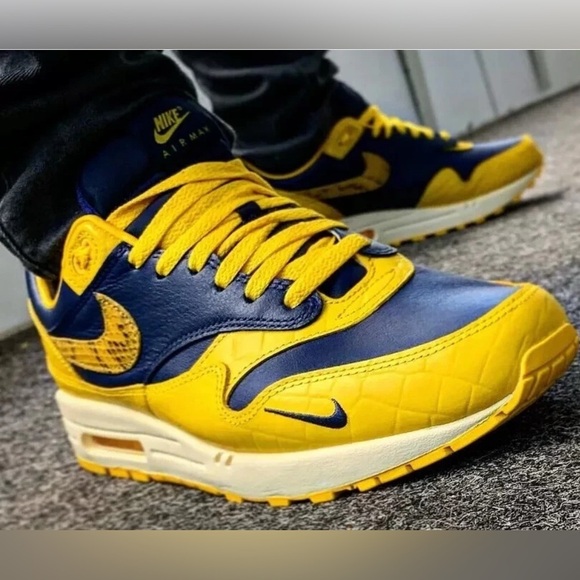 Nike Air Max 1 Sneakers Concept Japan Collection Head to Head Snakeskin NWT - Picture 2 of 16